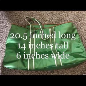 Huge Coach Weekend Tote